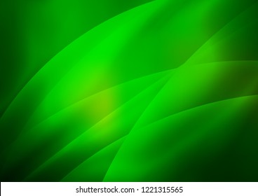 Dark Green vector background with straight lines. Lines on blurred abstract background with gradient. Best design for your ad, poster, banner.
