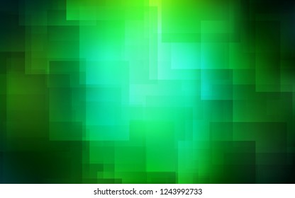 Dark Green vector background with straight lines. Glitter abstract illustration with colored sticks. Pattern for ads, posters, banners.