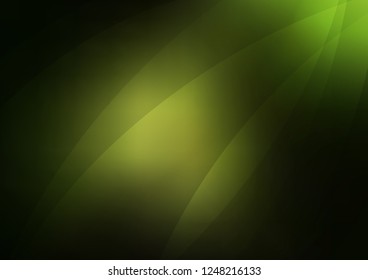 Dark Green vector background with straight lines. Modern geometrical abstract illustration with staves. The pattern can be used for busines ad, booklets, leaflets