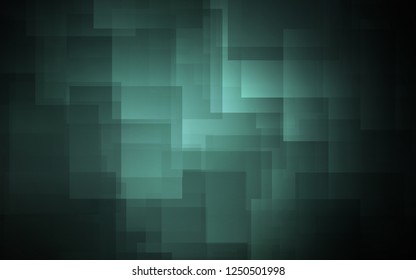 Dark Green vector background with straight lines. Shining colored illustration with sharp stripes. Pattern for your busines websites.