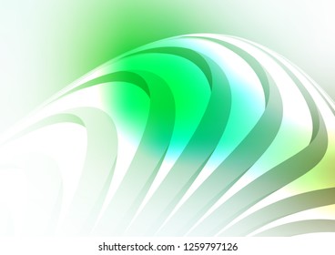 Dark Green vector background with straight lines. Lines on blurred abstract background with gradient. Best design for your ad, poster, banner.