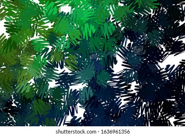 Dark Green vector background with straight lines. Modern geometrical abstract illustration with Lines. Pattern for your busines websites.
