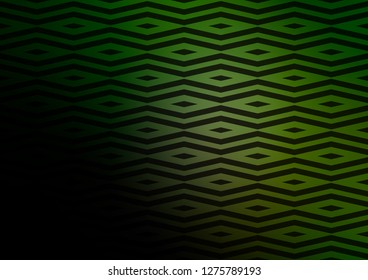 Dark Green vector background with triangles. Illustration with set of colorful triangles. Modern template for your landing page.