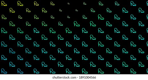 Dark green vector background with woman symbols. Illustration with signs of women's strength and power. Elegant design for wallpapers.