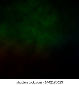 Dark Green vector background with wry lines. Illustration in abstract style with gradient curved.  Pattern for booklets, leaflets.