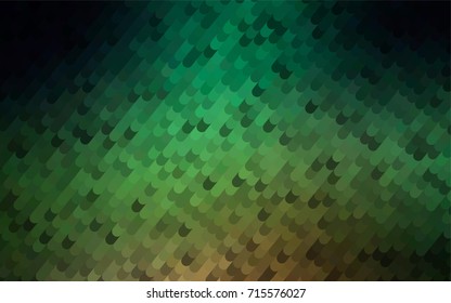 Dark Green vector bandy background. Geometric illustration in Origami style with gradient.  The elegant pattern can be used as part of a brand book.
