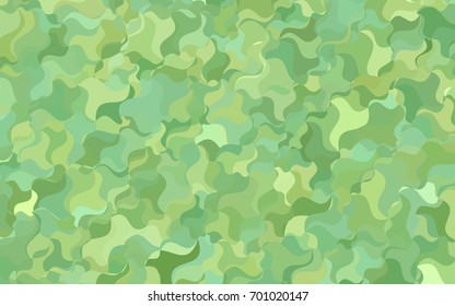 Dark Green vector bandy template. Shining illustration, which consist of blurred lines. The pattern of blurred lines for your business design.