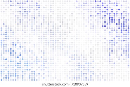 Dark Green vector banner with circles, spheres. Abstract spots. Background of Art bubbles in halftone style with colored gradient.