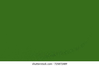 Dark Green vector banner with circles, spheres. Abstract spots. Background of Art bubbles in halftone style with colored gradient.