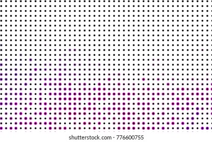 Dark Green vector banner with circles, spheres. Abstract spots. Background of Art bubbles in halftone style with colored gradient.