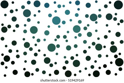 Dark Green Vector banners set of circles, spheres. Abstract Circles. Art Vector Background.