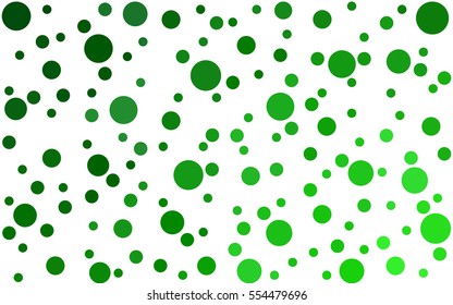 Dark green Vector banners banners set of circles, spheres. Network design, technology science, vector illustration