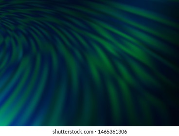 Dark Green vector blur pattern. Colorful illustration in abstract style with gradient. The background for your creative designs.