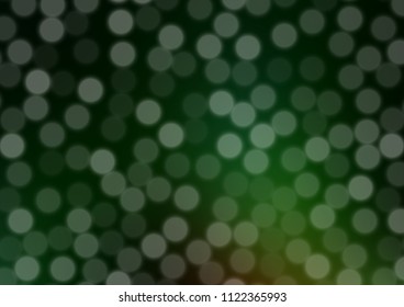 Dark Green vector blurred background. A vague abstract illustration with gradient. The blurred design can be used for your web site.