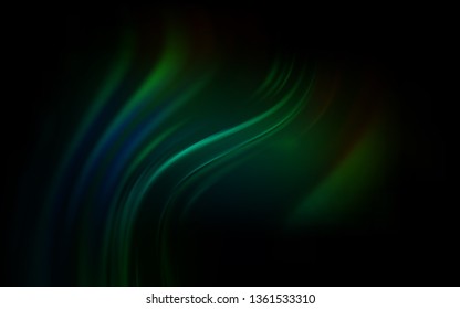 Dark Green vector blurred background. Modern abstract illustration with gradient. Completely new design for your business.