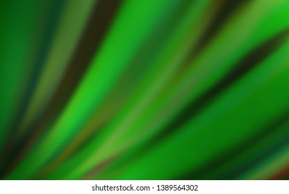 Dark Green vector blurred background. Shining colored illustration in smart style. Blurred design for your web site.