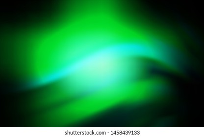 Dark Green vector blurred background. An elegant bright illustration with gradient. Blurred design for your web site.