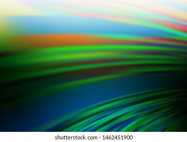Dark Green vector blurred background. Colorful illustration in abstract style with gradient. The background for your creative designs.