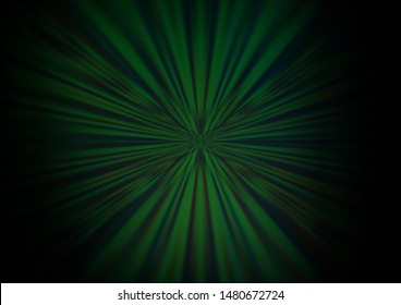 Dark Green vector blurred background. Colorful illustration in abstract style with gradient. Brand new design for your business.