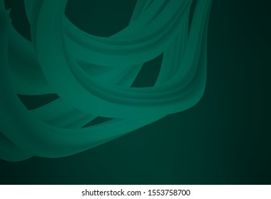 Dark Green vector blurred background. Abstract colorful illustration with gradient. Blurred design for your web site.