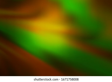 Dark Green vector blurred background. Colorful abstract illustration with gradient. Background for a cell phone.