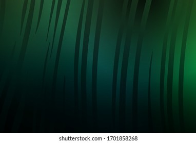 Fondo borroso del vector verde oscuro. Una ilustración de color completamente nueva en un estilo borroso. Nuevo diseño para su negocio.