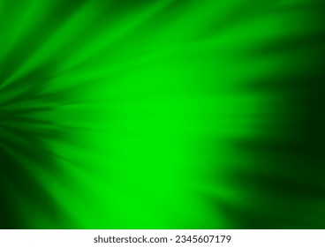 Fondo borroso del vector verde oscuro. Ilustración colorida de estilo borroso con gradiente. Nuevo diseño para su negocio.