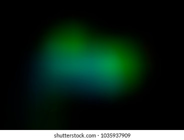 Dark Green vector blurred bright background. Modern geometrical abstract illustration with gradient. The template can be used as a background of a cell phone.