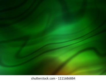 Dark Green vector blurred bright pattern. Shining colored illustration in a Brand new style. A new texture for your design.