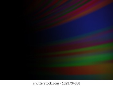 Dark Green vector blurred bright template. Colorful illustration in blurry style with gradient. The template can be used for your brand book.