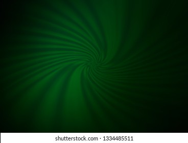 Dark Green vector blurred bright pattern. Colorful illustration in blurry style with gradient. The background for your creative designs.