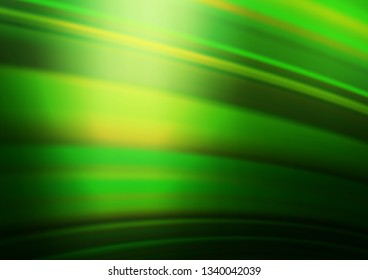 Dark Green vector blurred bright template. An elegant bright illustration with gradient. The best blurred design for your business.