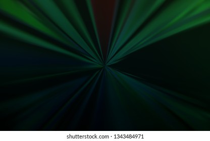 Dark Green vector blurred bright texture. Glitter abstract illustration with gradient design. New style for your business design.