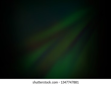 Dark Green vector blurred bright pattern. An elegant bright illustration with gradient. Brand new style for your business design.
