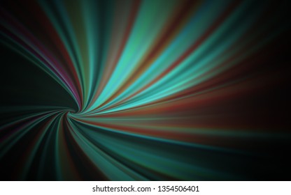 Dark Green vector blurred bright template. Shining colored illustration in smart style. New way of your design.