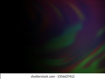 Dark Green vector blurred bright pattern. Creative illustration in halftone style with gradient. The template for backgrounds of cell phones.