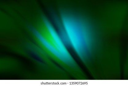 Dark Green vector blurred bright template. Shining colored illustration in smart style. Smart design for your work.