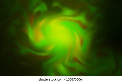 Dark Green vector blurred bright pattern. Creative illustration in halftone style with gradient. New way of your design.