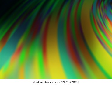 Dark Green vector blurred bright pattern. A vague abstract illustration with gradient. The elegant pattern for brand book.