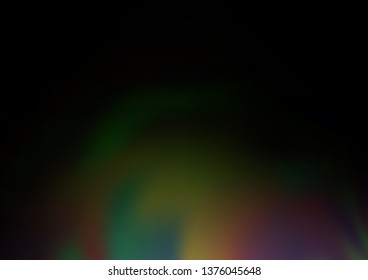 Dark Green vector blurred bright pattern. Colorful illustration in blurry style with gradient. A new texture for your design.
