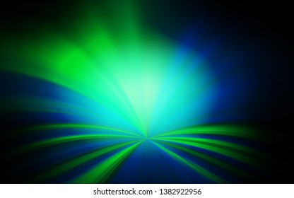 Dark Green vector blurred bright texture. Abstract colorful illustration with gradient. New style for your business design.