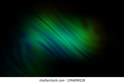Dark Green vector blurred bright template. Modern abstract illustration with gradient. Smart design for your work.