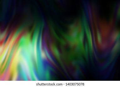 Dark Green vector blurred bright template. Shining colored illustration in smart style. Background for a cell phone.