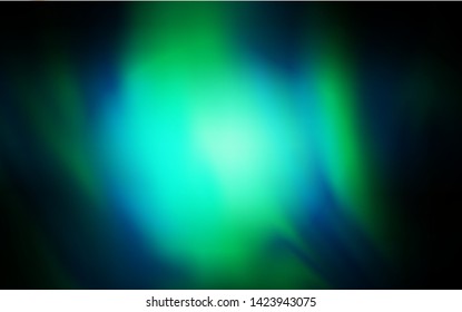 Dark Green vector blurred bright pattern. Colorful abstract illustration with gradient. The best blurred design for your business.