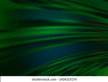 Dark Green vector blurred bright background. Shining colorful illustration in a Brand new style. The elegant pattern for brand book.