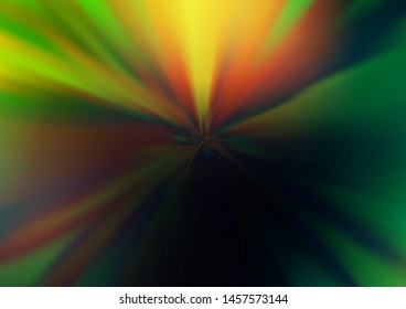 Dark Green vector blurred bright background. Colorful illustration in blurry style with gradient. A completely new template for your design.