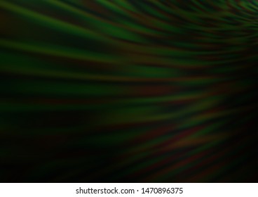 Dark Green vector blurred bright background. A vague abstract illustration with gradient. The template for backgrounds of cell phones.
