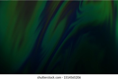 Dark Green vector blurred bright pattern. Colorful abstract illustration with gradient. Completely new design for your business.