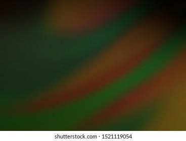 Dark Green vector blurred bright pattern. Glitter abstract illustration with an elegant design. The template can be used for your brand book.