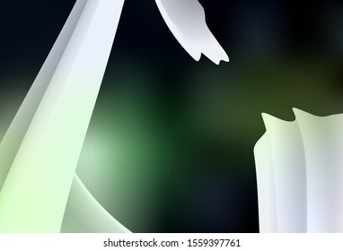 Dark Green vector blurred bright texture. Shining colorful illustration in smart style. Background for designs.